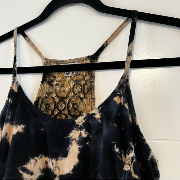 Ecote | Tie Dye Babydoll Tank Top - Picture 3 of 14